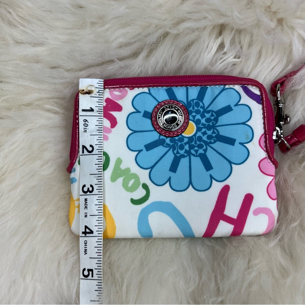 Colorful Floral Coach Wallet/Wristlet - Picture 10 of 10